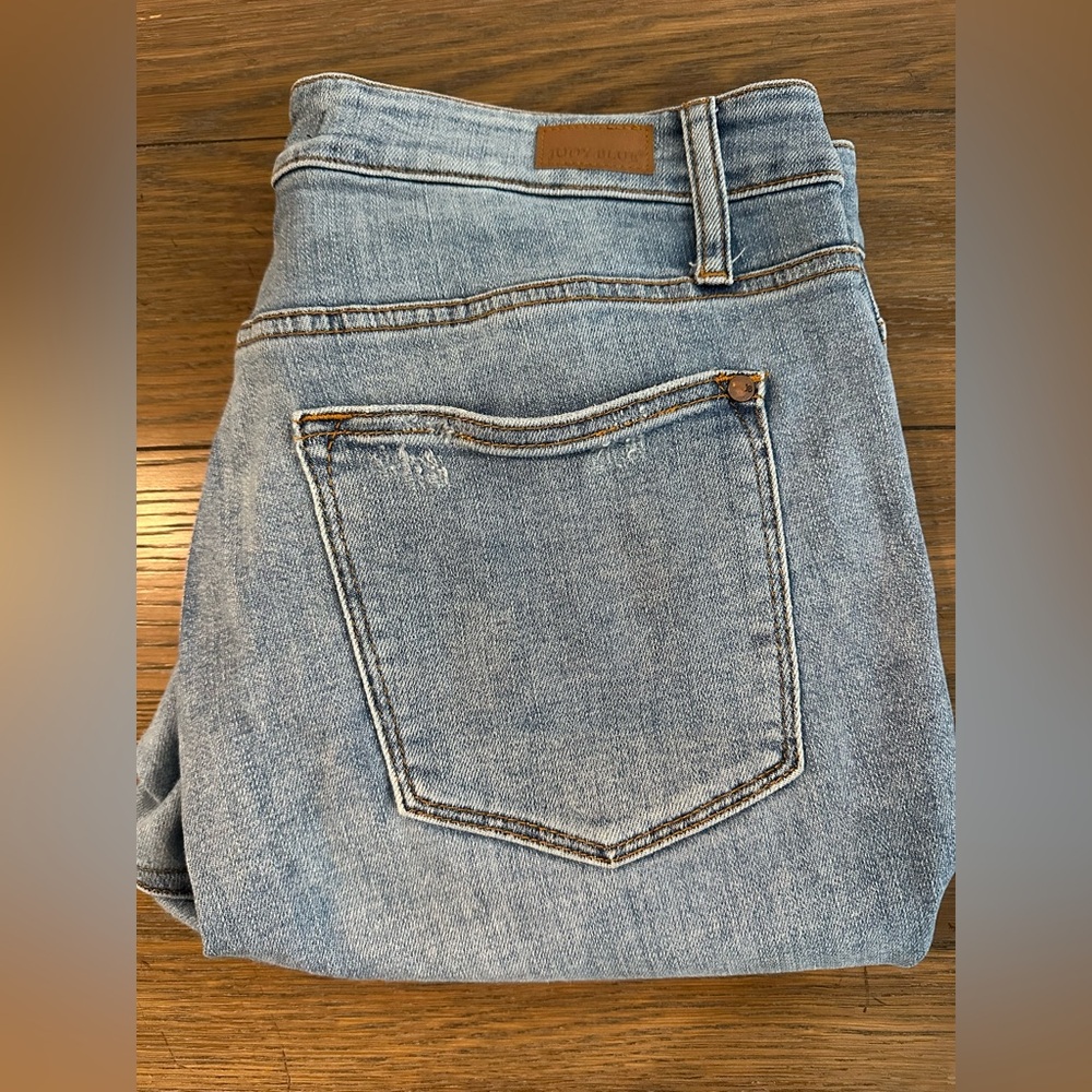 Judy Blue Control Top Skinny Blue Jeans Size 16W Gently Worn